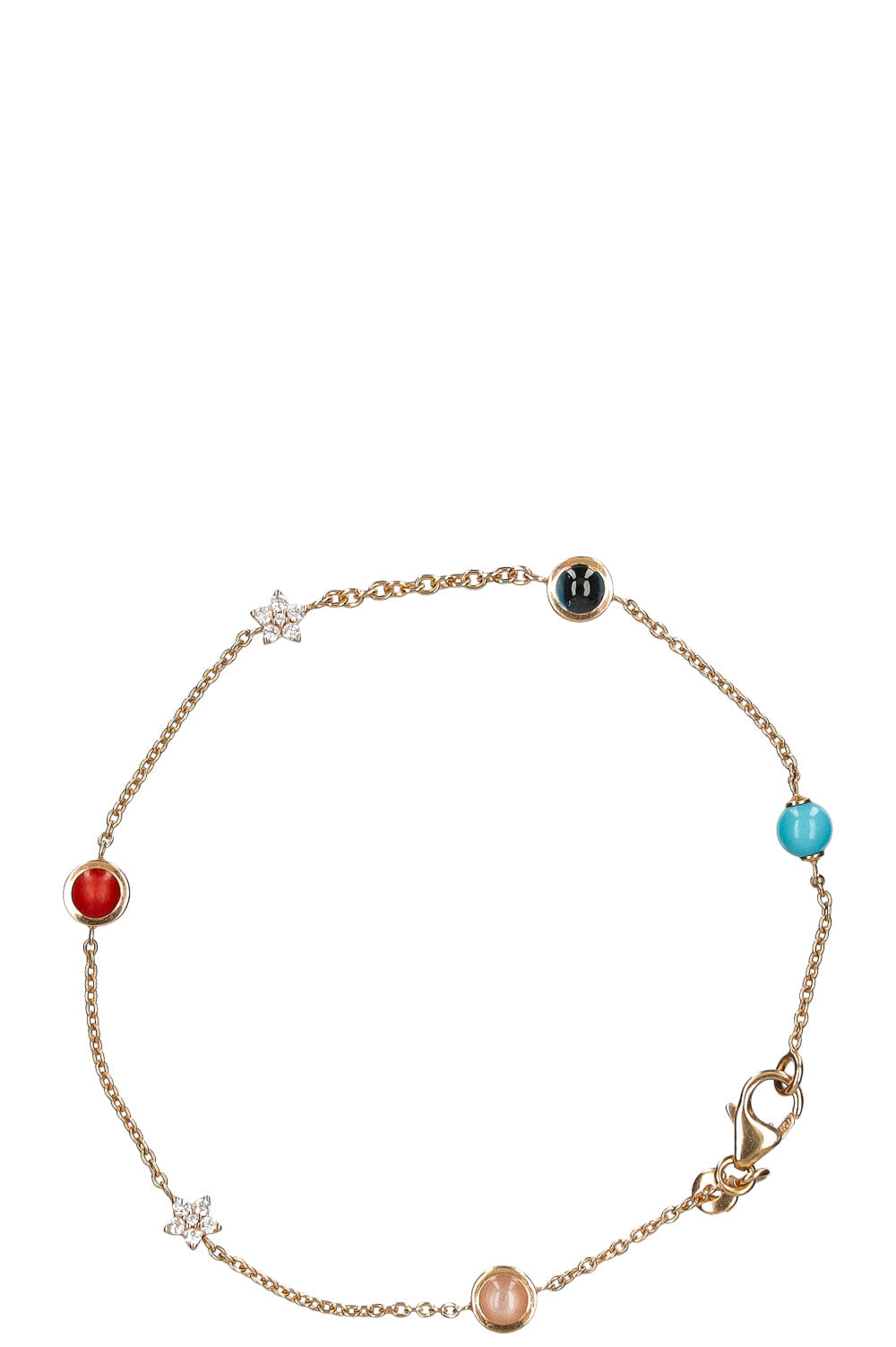 OLE LYNGGAARD COPENHAGEN Life 18-karat gold, turquoise and cord bracelet |  NET-A-PORTER